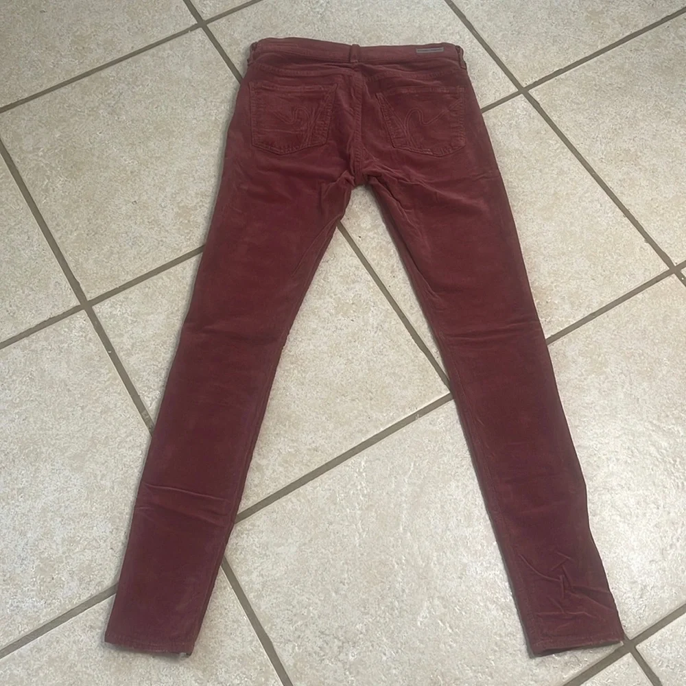 Host Pick! Citizens of Humanity Corduroy Low Rise Skinny Jeans - Picture 2 of 12